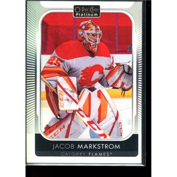 2021-22 O-Pee-Chee Platinum Rainbow #113 Jacob Markstrom