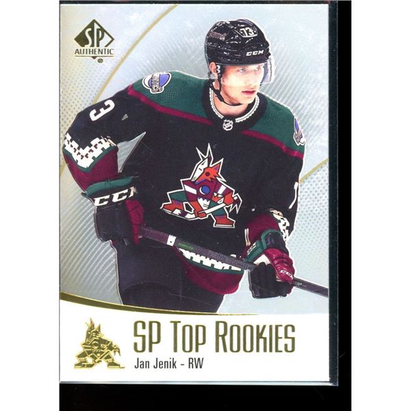 2021-22 SP Authentic Top Rookies #TR42 Jan Jenik