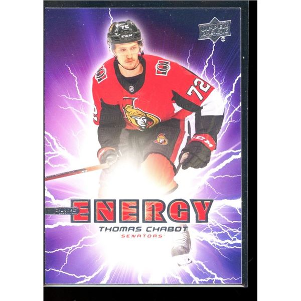 2019-20 Upper Deck Pure Energy #PE8 Thomas Chabot