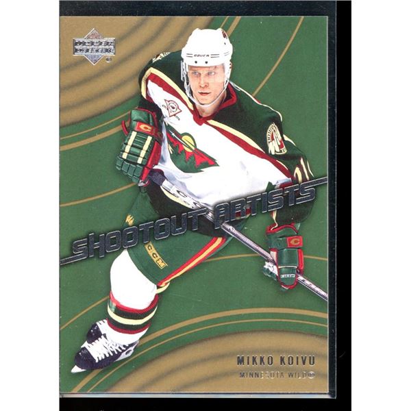 2006-07 Upper Deck Shootout Artists #SA7 Mikko Koivu