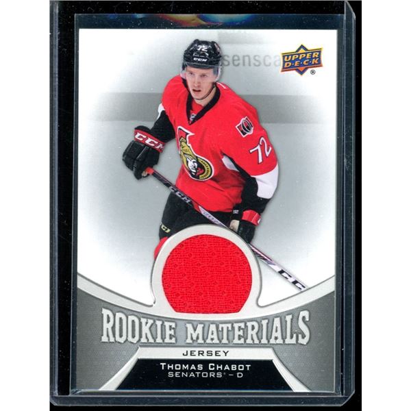 2016-17 Upper Deck Rookie Materials #RMTC Thomas Chabot