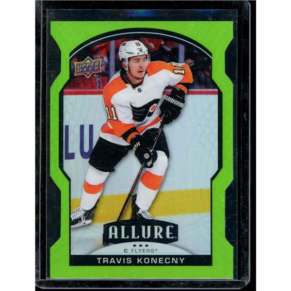 2020-21 Upper Deck Allure Green Quartz #20 Travis Konecny 33/99
