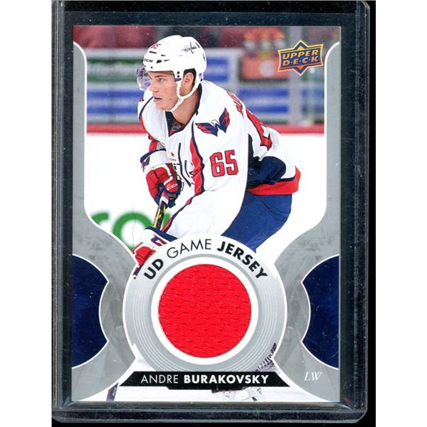 2017-18 Upper Deck Game Jerseys #GJBU Andre Burakovsky
