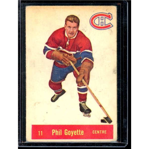 1957-58 Parkhurst #M11 Phil Goyette RC