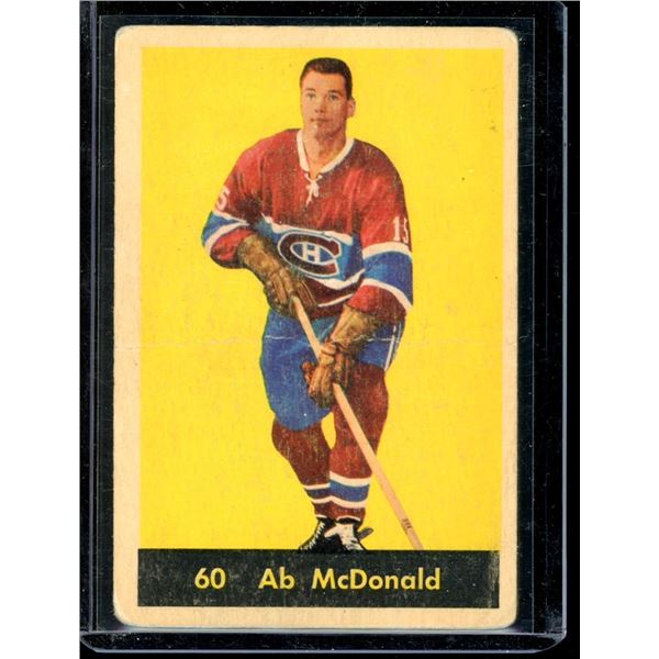 1960-61 Parkhurst #60 Ab McDonald