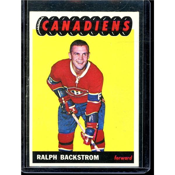 1965-66 Topps #73 Ralph Backstrom