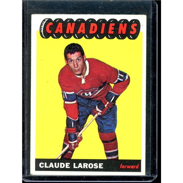 1965-66 Topps #75 Claude Larose RC
