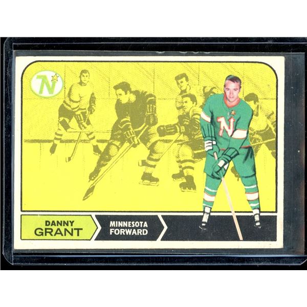 1968-69 O-Pee-Chee #52 Danny Grant UER/John Vanderburg pictured
