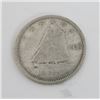 Image 1 : 1938 Canadian Silver 10 Cent Coin