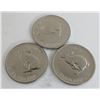 Image 1 : 3x Canadian Centennial Nickels 1967