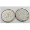 Image 1 : 2 Canadian Silver Dimes 1958 & 1968