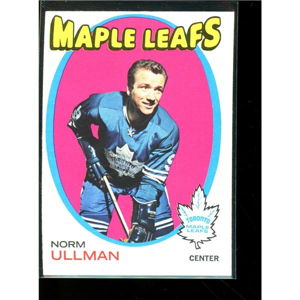1971-72 Topps #30 Norm Ullman