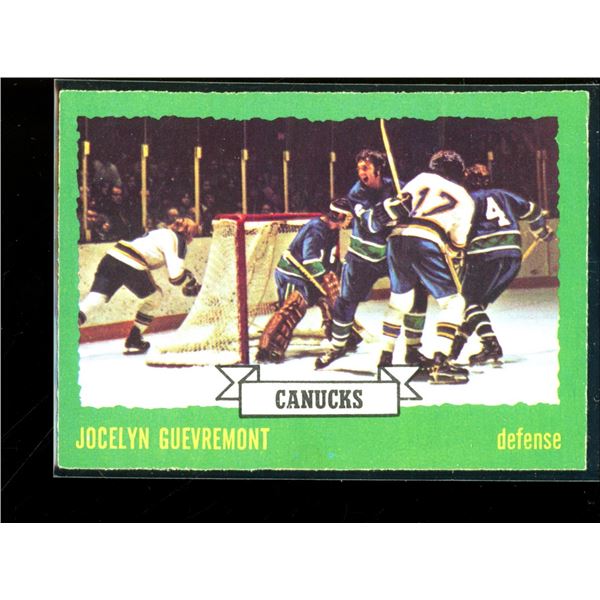 1973-74 O-Pee-Chee #143 Jocelyn Guevremont