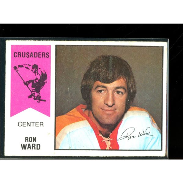 1974-75 O-Pee-Chee WHA #21 Ron Ward