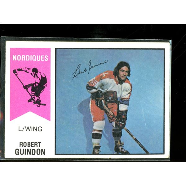 1974-75 O-Pee-Chee WHA #26 Bob Guindon RC