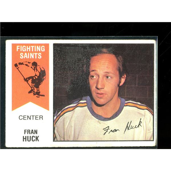 1974-75 O-Pee-Chee WHA #28 Fran Huck