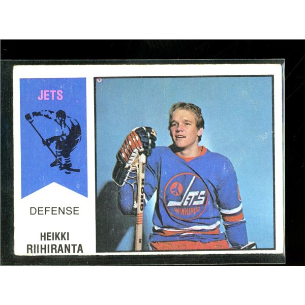1974-75 O-Pee-Chee WHA #31 Heikki Riihiranta RC