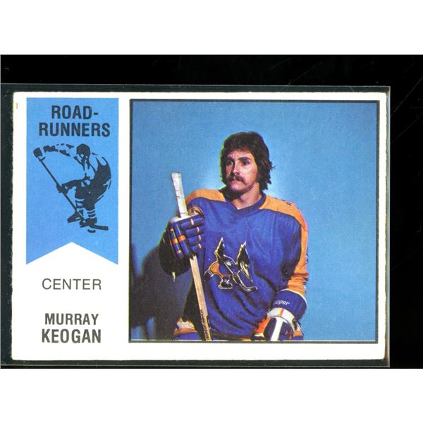 1974-75 O-Pee-Chee WHA #44 Murray Keogan RC