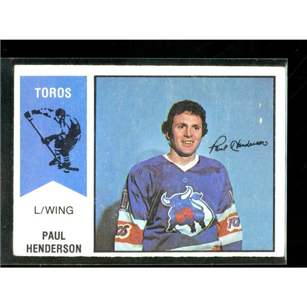 1974-75 O-Pee-Chee WHA #57 Paul Henderson