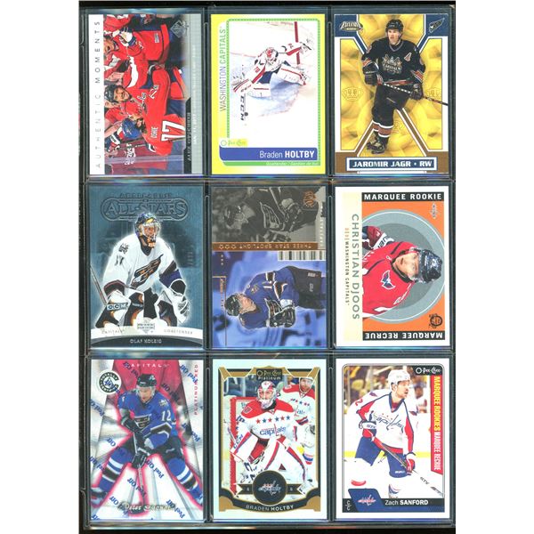 9 NHL Washington Capitals Rookie & Insert Cards