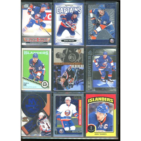 9 NHL New York Islanders Rookie & Insert Cards