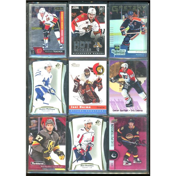 9 Different NHL Star & Semi-Star Player Hockey Cards