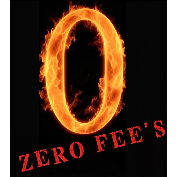Zero Fee's, No buyers fee, No Payment Fee's