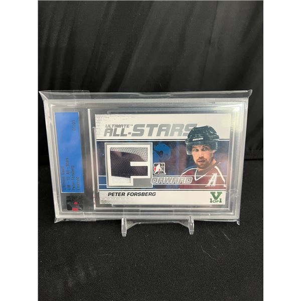 2010-11 ITG Ultimate Memorabilia Ultimate All-Stars #11 Peter Forsberg  1/1