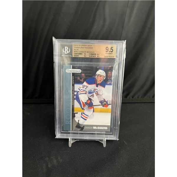 2015-16 Upper Deck Parkhurst Rookies Blue #PR1 Connor McDavid