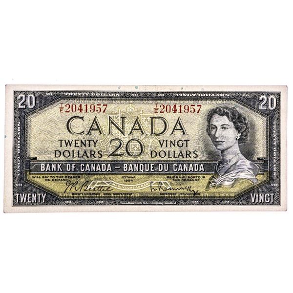 Bank of Canada 1954 $20 B/R