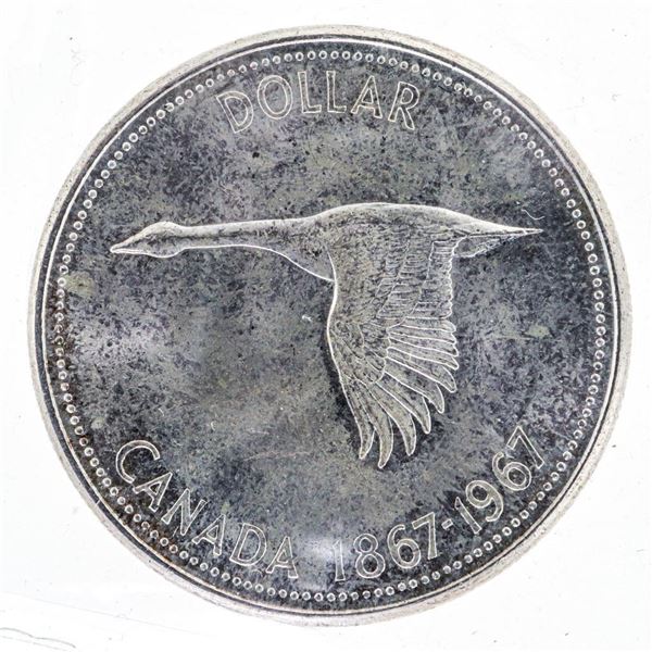 1967 Canada Silver Dollar MS64 ICCS1