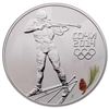 Image 1 : RCM 2014 RUSSIA Sochi 3 Roubles Sterling Silver Coin - Biathlon 1