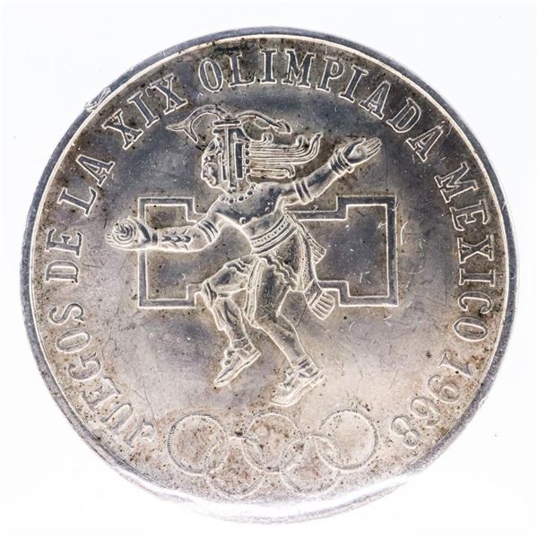 Mexico 1968 25PS MS64 ICCS