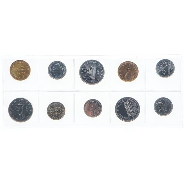 Collection of 10 Coins of Canada & GB