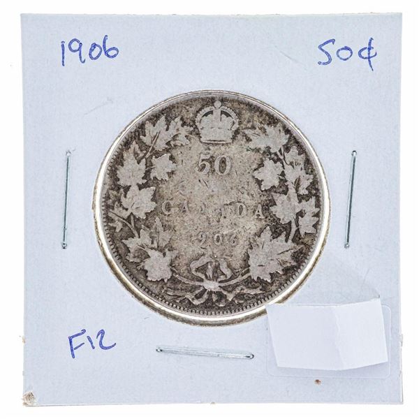 1906 Canada Silver 50 cents