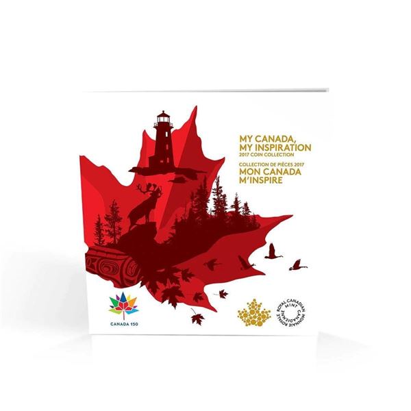 RCM Coin Folio - My Canada My Inspiration 2017 Coin Collection w Glow In The Dark $2 Coin1