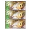 Image 1 : Group of 3 .999 Fine Gold Fractional Bar, Sealed & Serilaized, Note Style Carrier