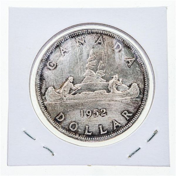 1952 Canada Silver Dollar Coin