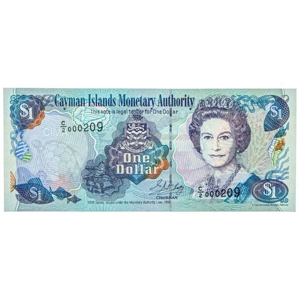 Cayman Islands 1998 $1 (UNC 21)