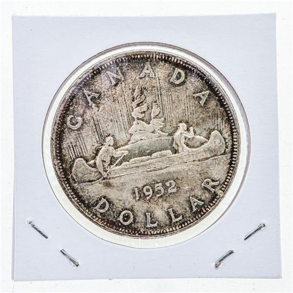 1952 Canada Silver Dollar Coin
