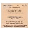 Image 3 : 1966 Canada Silver Dollar MS64 ICCS1