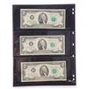 Image 8 : Collection of 19 Canada & USA $1 &$2 Banknotes