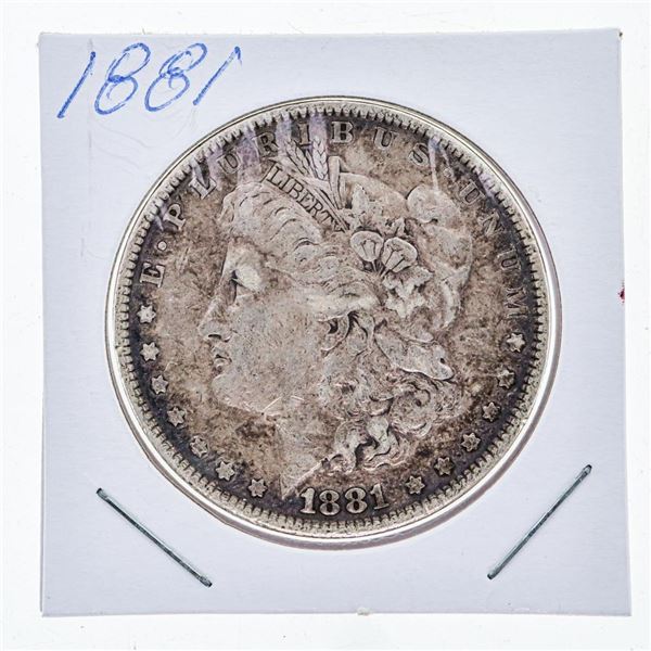 1881 USA Silver Morgan Dollar