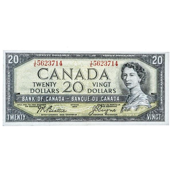 Bank of Canada 1954 $20 VF