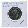 Image 2 : 1854 Upper Canada 1/2 Penny Token