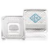 Image 1 : GEIGER Germany .999 Fine Pure Silver Square Bar -Serialized -Glows In The Dark