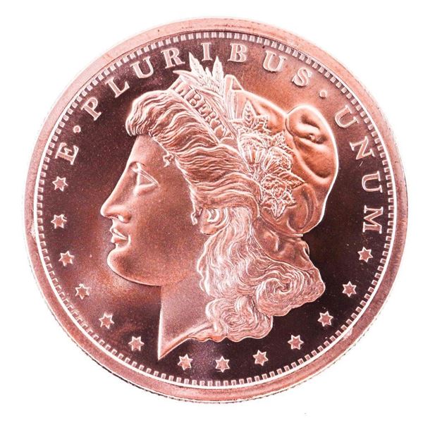 E. PLURIBUS UNUM .999 Fine Pure Copper 2oz. Round 1