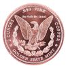 Image 2 : E. PLURIBUS UNUM .999 Fine Pure Copper 2oz. Round 1