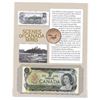 Image 1 : Bank of Canada 1973 One Dollar Note -Now Recalled Out of Circulation, Scenes of Canada Series, On Gi