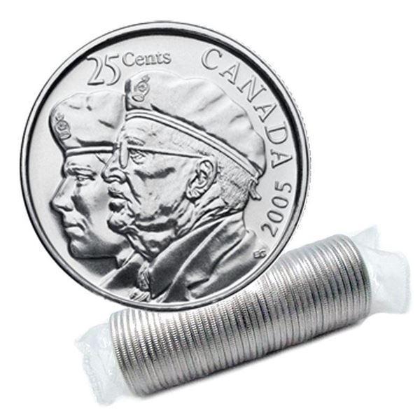 Canada 2005 Roll 25 Cents - 40 Coins